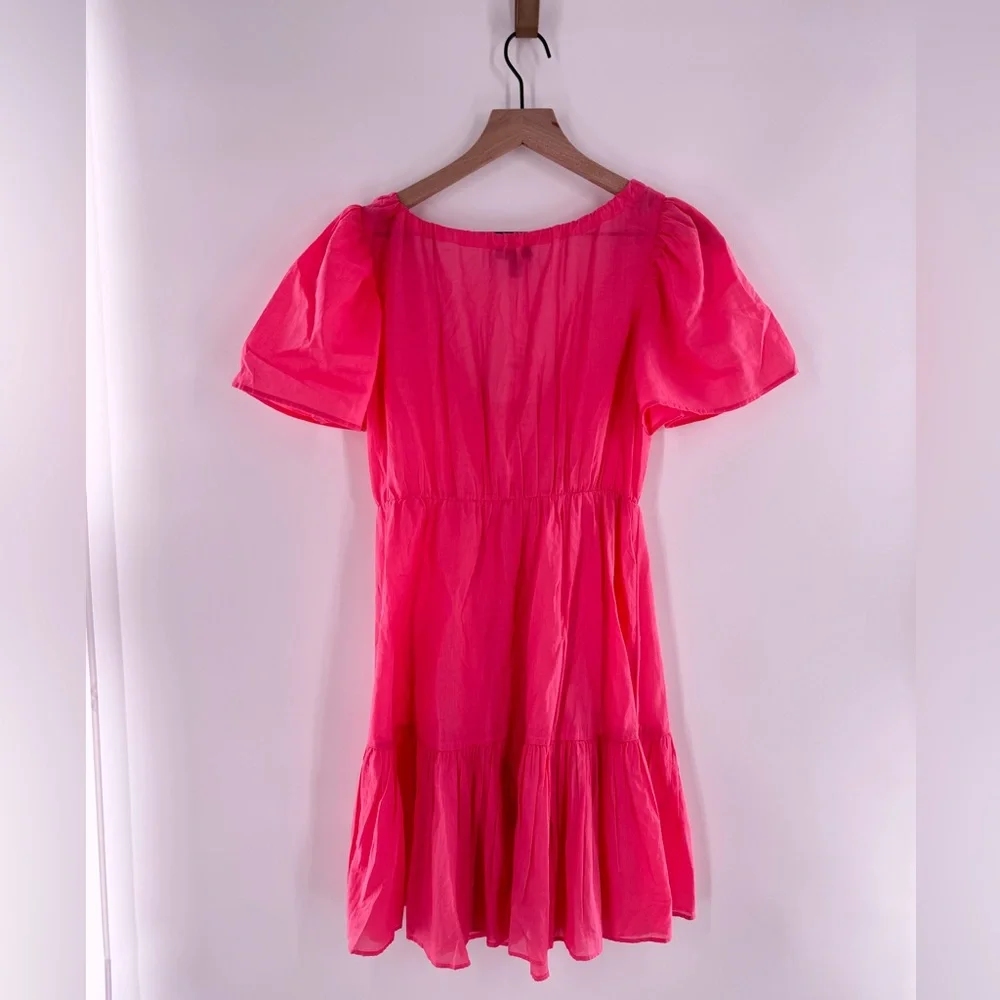 New!‎ J. Crew Cotton Voile Button Down Tiered Beach Dress Size XS